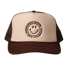 Load image into Gallery viewer, SMILEY TRUCKER HAT - BROWN
