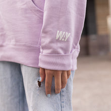 Load image into Gallery viewer, Premium Lightweight Lavender WAY Patch Hoodie

