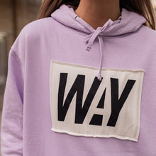 Load image into Gallery viewer, Premium Lightweight Lavender WAY Patch Hoodie
