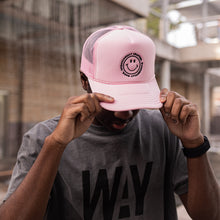 Load image into Gallery viewer, SMILEY TRUCKER HAT - PINK
